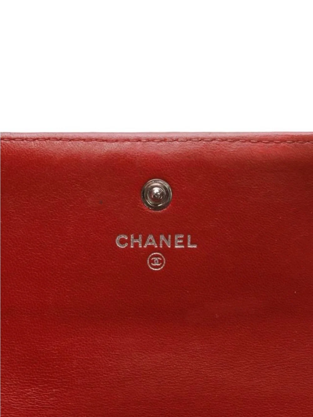 Chanel Red Boy Continental Waller in Quilted Lambskin Leather - GUC